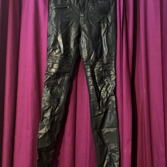Anthropologie Pilcro Vegan Leather Pants - Picture 1 of 5